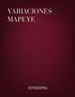 Variaciones Mapeye Orchestra Scores/Parts sheet music cover